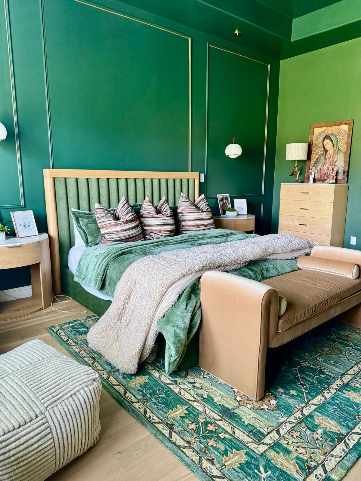 Emerald Green Luxury Bedroom