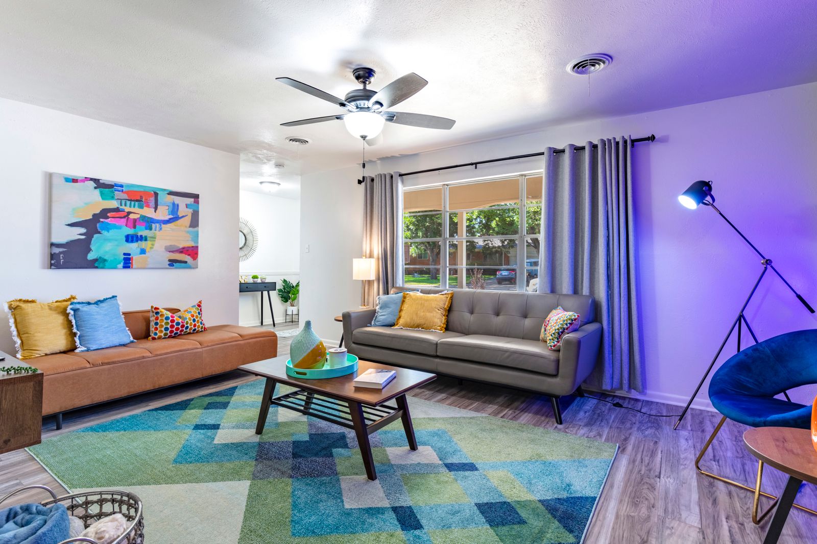 Colorful Modern Living Room Design